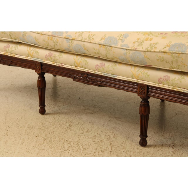 Textile Meyer Gunther French Louis XVI Upholstered Sofa For Sale - Image 7 of 17