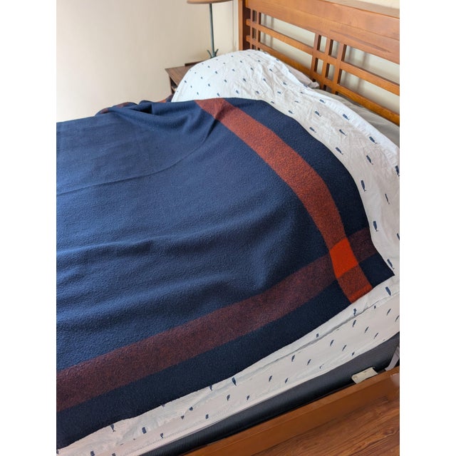 Minimalism Wool Cavalry Blanket For Sale - Image 3 of 5