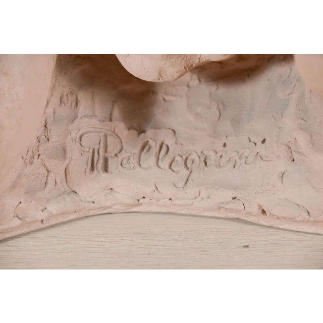 Mid 19th Century 19th Century Terracotta Bust For Sale - Image 5 of 6