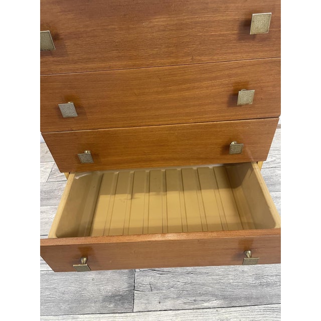 Vintage Commode with Four Drawers by U.P. Zavody Bucovice, Czech Republic, 1970 For Sale - Image 6 of 8