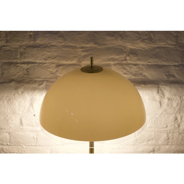 Brass Tulip Mushroom Lamp For Sale - Image 4 of 10