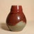Wabi Sabi Handmade Studio Pottery Vase With Red & Earth Tone Reactive Glaze For Sale - Image 4 of 10