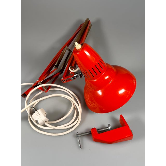 Space Age Scissor Desk Lamp in Metal, 1960s For Sale - Image 10 of 12