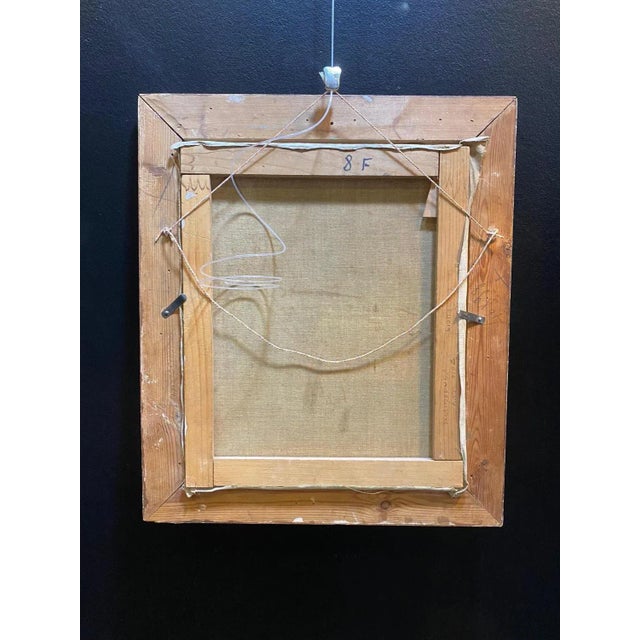 Helène Zolo Lévy, Marigold Flowers, Oil on Canvas For Sale - Image 8 of 9