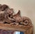 Rustic European 1960s Mythological Chimera Wall Mirror For Sale - Image 3 of 12