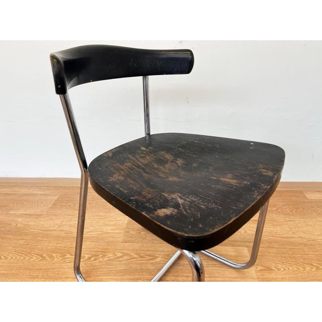Vintage Bauhaus Model B257 Chrome Chair by Émile Guillot, 1928 For Sale - Image 6 of 10