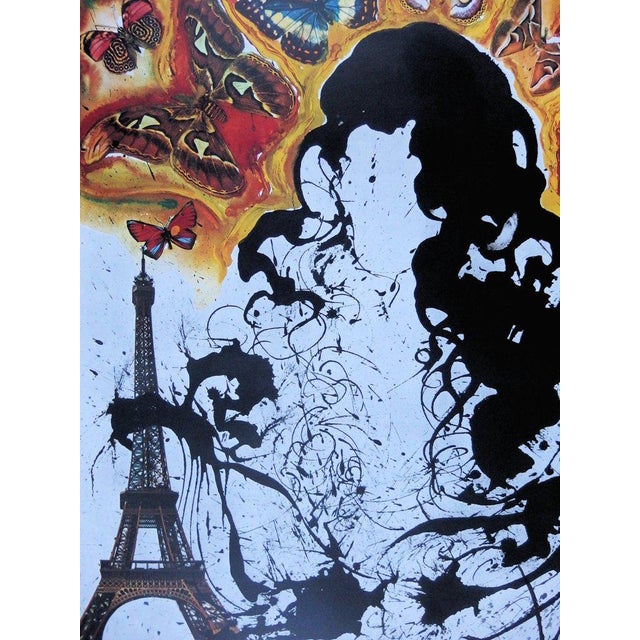 Salvador Dali, Paris (SNCF Grand Modèle), Lithograph For Sale - Image 4 of 6