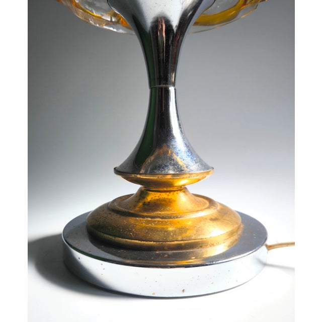Metal German Space Age Lamp From the 1960s For Sale - Image 7 of 12