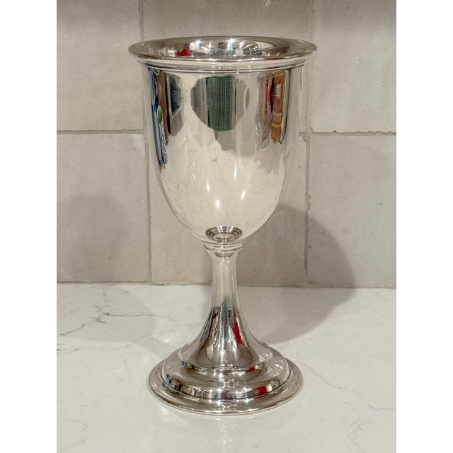 American Antique Sterling Silver Goblet by Whiting Manufacturing Co #9323 For Sale - Image 3 of 10