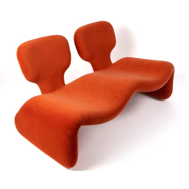 Airborne Djinn 2-Seater Bench attributed to Olivier Mourgue for Airborne, 1965 For Sale - Image 4 of 6