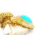 1970s Italian 18k Gold Necklace With Turquoise & Diamonds, Valenza Atelier For Sale - Image 18 of 18