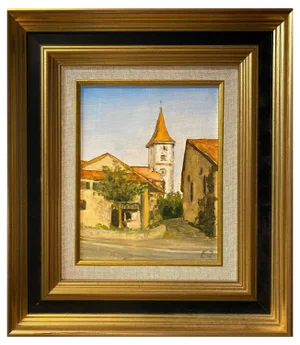 Eric Jeandupeux, Aïre La Ville, Oil on Canvas