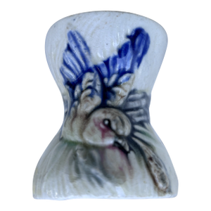 Majolica Egg Cup Wasmuel, Circa 1890