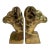 Vintage Cast Brass Rams Head Bookends - a Pair For Sale