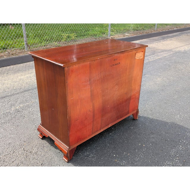 Vintage Kling by Ethan Allen Solid Mahogany Dresser For Sale - Image 10 of 13