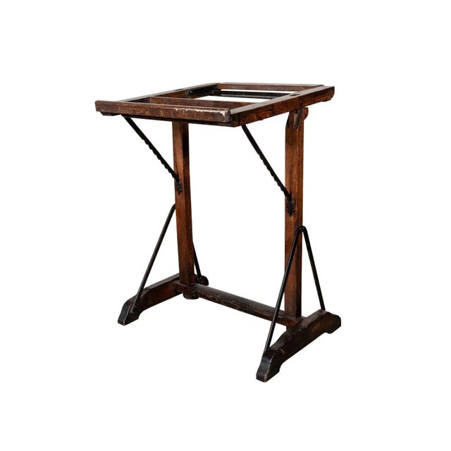 French Antique Wooden Artist Easel For Sale - Image 3 of 5