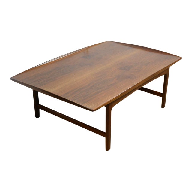 Folke Ohlsson Walnut Coffee Table for Dux Chairish