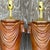Vintage Boho Glazed Ceramic Swag Lamps - a Pair For Sale - Image 12 of 14