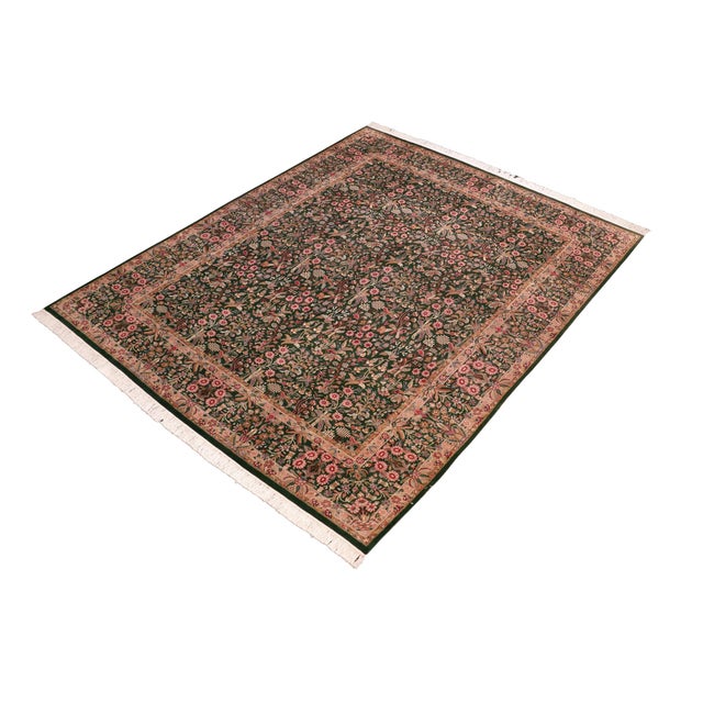 Designed with mesmerizing intricacy and gorgeous color palette, this hand-knotted masterpiece demonstrates the beauty and...