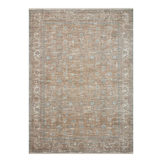 Angela Rose x Loloi Blake Rug Sand / Sky 11'-6" x 15'-7" Area Rug For Sale
