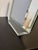 Chrome Vintage Art Deco Style Mirrored Picture Frame With Beveled Edge For Sale - Image 8 of 9