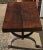 Rustic Rustic French Wood Plank Top and Iron Base Side Table For Sale - Image 3 of 13