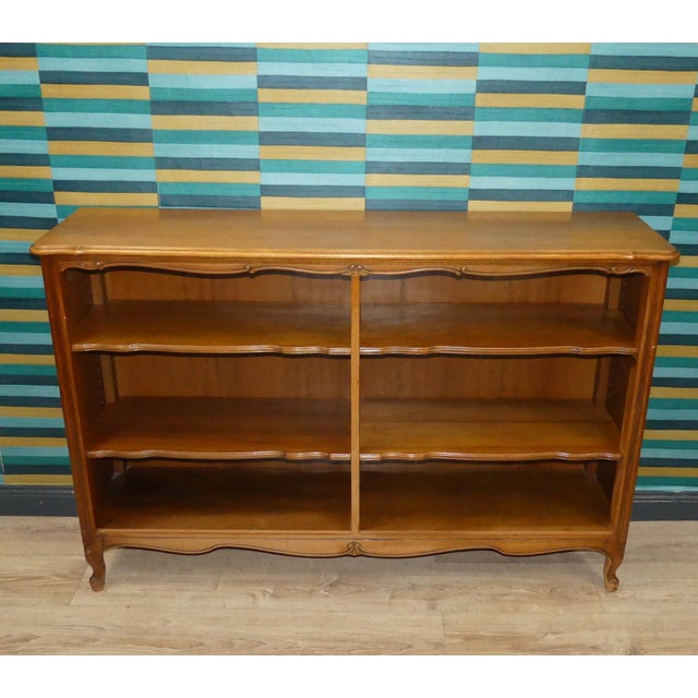 1960s Chippendale Double Shelf Bookcase, 1960s For Sale - Image 5 of 15