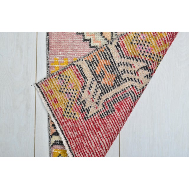 Oushak Vintage Anatolian Rug For Sale - Image 4 of 5