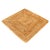 Boho Chic Artifacts Rattan Square Placemat in Honey Brown - 13" For Sale - Image 3 of 5
