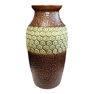 1960s Bay Keramik Large Textured Vase