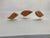 Mid Century Modern style "Trio of Birds" inspired by the wooden birds of Danish designer Jacob Hermann. The birds bodies...