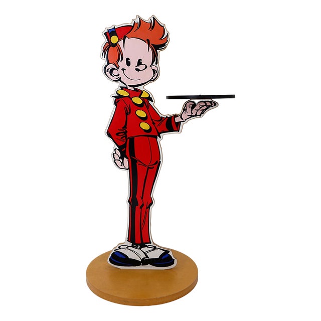 Franquin/Spirou Display with a Tray from Vilac, 1994 For Sale