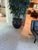 Pair of 10-Foot Faux Raffia Palm Trees For Sale - Image 4 of 5