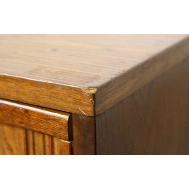 Brown Brutalist Mid-Century Nightstands From Lane Furniture's "Pueblo" Series, Attributed For Sale - Image 8 of 14