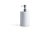 A rounded set for the bathroom in white Carrara marble which includes: One soap dispenser (diameter 9 x 19.5 cm), one...