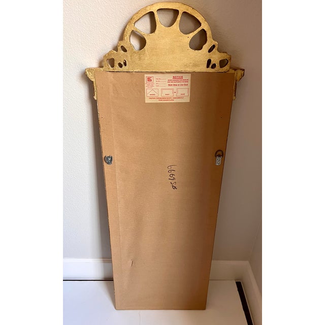 Vintage Pier Gilt Wood Beveled Mirror For Sale - Image 15 of 15