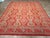 An antique Turkish Oushak large room size carpet handmade during the Early 20th century. Measures: 12' 1" x 14' 8"