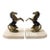 Pair of French Art Deco Rearing Horse Bookends, Signed Tedd, C. 1930 For Sale