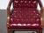 Vintage Georgian Styl Burgundy Leather Gainsborough Armchair Tufted Chesterfield For Sale - Image 9 of 16