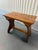 Vintage Vermont Solid Maple Wooden Bench/ Side Table For Sale - Image 4 of 12
