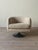 Mid 20th Century Wool Bouclé Swivel Chair Attributed to Milo Baughman for Thayer Coggin For Sale - Image 5 of 12
