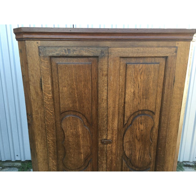 Brown Corner Cabinet, 1860s For Sale - Image 8 of 18
