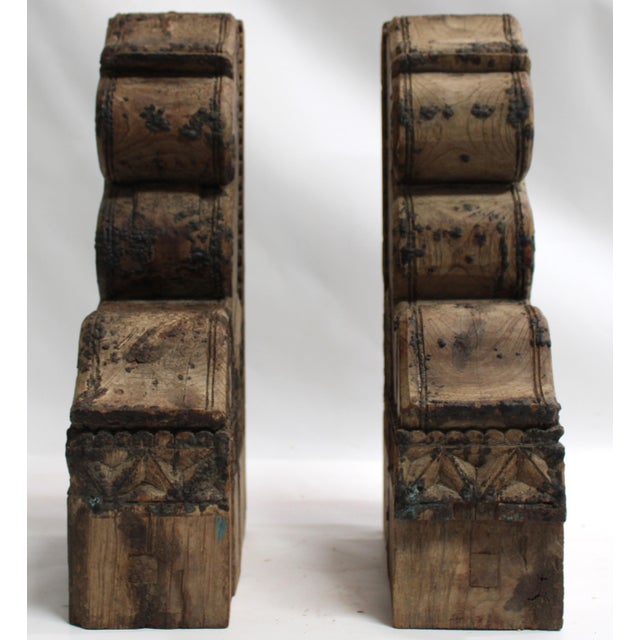 Brackets Corbels Vintage Architectural Pair For Sale - Image 11 of 16