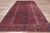 Red Antique Persian Tribal Shiraz Rug - 04'00 X 10'04 For Sale - Image 8 of 9