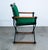 Mid-Century Modern Mid Century Danish Modern Armchair Chair Cleo Baldon Terra Green Metal Wood MCM For Sale - Image 3 of 12