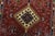 Textile Yalameh Runner 2’9” X 9’9” Red Wool Vintage Tribal Hand-Knotted Rug For Sale - Image 7 of 13