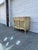 Vintage French Provincial Hand Painted Cane Door Cabinet With Marble Top For Sale - Image 4 of 11