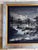 Industrial Framed Japanese Velvet Yuzen-Birodo Tapestry Panel Meiji Period For Sale - Image 3 of 16
