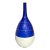 Bitossi Style Gualdo Tadino Umbria Italy Cobalt Blue & White Tadinate Vase For Sale