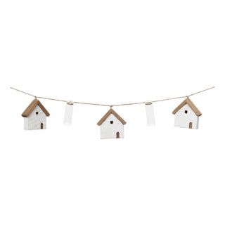 House and Tube Vase String Garland (Set of 2) For Sale